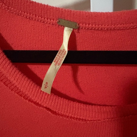 Free People Catalina Mini Dress in a coral babydoll Silhouette - Picture 8 of 8